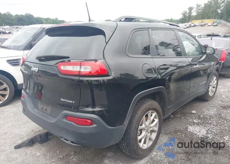 2017 Jeep Cherokee Sport Fwd из США, поврежденный, VIN 1C4PJLAB4HW572162